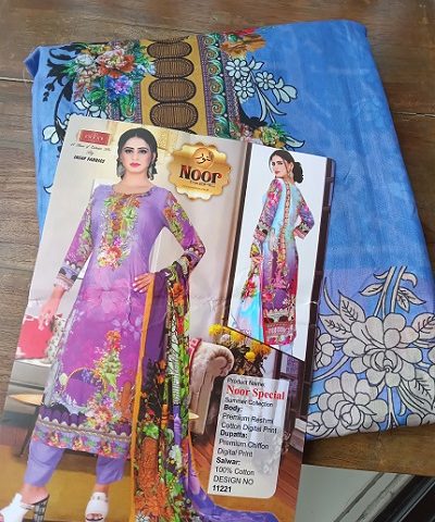 Noor Premium Reshmi Cotton Digital print/T8A 11221